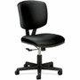HON Volt 5700 Task Chair - Black Seat Color - Bonded Leather Seat Material - Black Back Color - Bonded Leather Back Material - Black Frame Color Product Image 