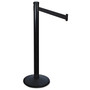Tatco Adjusta-Tape Crowd Control Posts Only, Steel, 40" High, Black, 2/Box (TCO11611) View Product Image