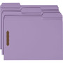 Smead Top Tab Colored Fastener Folders, 0.75" Expansion, 2 Fasteners, Letter Size, Lavender Exterior, 50/Box View Product Image