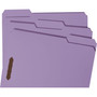 Smead Top Tab Colored Fastener Folders, 0.75" Expansion, 2 Fasteners, Letter Size, Lavender Exterior, 50/Box View Product Image