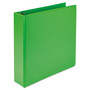 Samsill Earth's Choice Plant-Based Durable Fashion View Binder, 3 Rings, 2" Capacity, 11 x 8.5, Lime, 2/Pack View Product Image
