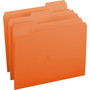 Smead Colored File Folders, 1/3-Cut Tabs: Assorted, Letter Size, 0.75" Expansion, Orange, 100/Box View Product Image