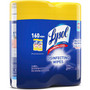 LYSOL Brand Disinfecting Wipes, 1-Ply, 7 x 7.25, Lemon and Lime Blossom, White, 80 Wipes/Canister, 2 Canisters/Pack, 3 Packs/Carton (RAC80296) View Product Image