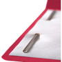 Smead Top Tab Colored Fastener Folders, 0.75" Expansion, 2 Fasteners, Letter Size, Red Exterior, 50/Box View Product Image