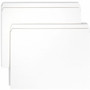 Smead Colored Straight Tab Cut Letter Recycled Top Tab File Folder - 8 1/2" x 11" - 3/4" Expansion - 11 pt. - 2 Plys - White Product Image 