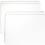 Smead Colored Straight Tab Cut Letter Recycled Top Tab File Folder - 8 1/2" x 11" - 3/4" Expansion - 11 pt. - 2 Plys - White Product Image 