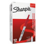 Sharpie Retractable Permanent Marker, Extra-Fine Needle Tip, Red (SAN1735791) View Product Image