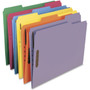 Smead Top Tab Colored Fastener Folders, 0.75" Expansion, 2 Fasteners, Letter Size, Yellow Exterior, 50/Box View Product Image