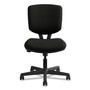 HON Volt Series Leather Task Chair with Synchro-Tilt, Supports Up to 250 lb, 18" to 22.25" Seat Height, Black (HON5703SB11T) View Product Image