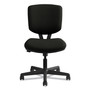 HON Volt Series Leather Task Chair with Synchro-Tilt, Supports Up to 250 lb, 18" to 22.25" Seat Height, Black View Product Image