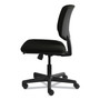 HON Volt Series Leather Task Chair with Synchro-Tilt, Supports Up to 250 lb, 18" to 22.25" Seat Height, Black (HON5703SB11T) View Product Image