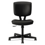 HON Volt Series Leather Task Chair with Synchro-Tilt, Supports Up to 250 lb, 18" to 22.25" Seat Height, Black (HON5703SB11T) View Product Image