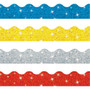 Trend Sparkle Terrific Trimmers Borders - 130 Shape - Blue, Silver, Yellow, Red Product Image 