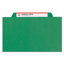 Smead SafeSHIELD 2/5 Tab Cut Letter Recycled Classification Folder - 8 1/2" x 11" - 2" Expansion - 2 x 2S Fastener(s) - 2" for Folder - Top Tab Location - (SMD13733) Product Image 