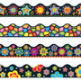 Trend Bulletin Board Trimmer Variety Pack - Brights on Black Shape - Reusable, Durable, Precut - 2.25" Width x 1872" Length - Assorted Product Image 