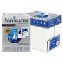 Navigator Platinum Paper, 99 Bright, 24 lb Bond Weight, 8.5 x 11, White, 500 Sheets/Ream, 5 Reams/Carton (SNANPL11245R) View Product Image