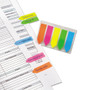 Redi-Tag Neon Small Arrow Colored Flags - 50 x Neon Blue, 50 x Neon Green, 50 x Neon Pink, 50 x Neon Yellow, 50 x Neon Orange - 1 3/4" Flag/Note Width x 29/64" Flag/Note Length Product Image 