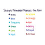 Sharpie Fine Tip Permanent Marker Value Pack, Fine Bullet Tip, Blue, 36/Pack (SAN1920932) View Product Image