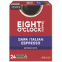 Eight O'Clock Dark Italian Espresso Coffee K-Cups, 24/Box View Product Image