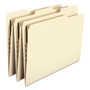 Smead Top Tab Fastener Folders, 1/3-Cut Tabs: Assorted, 0.75" Expansion, 1 Fastener, Letter Size, Manila Exterior, 50/Box View Product Image