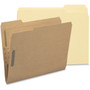Smead Top Tab Fastener Folders, 1/3-Cut Tabs: Right, 0.75" Expansion, 2 Fasteners, Letter Size, Manila Exterior, 50/Box View Product Image