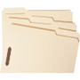 Smead Recycled Top Tab Fastener Folders, 1/3-Cut Tabs: Assorted, 0.75" Expansion, 2 Fasteners, Letter Size, Manila Exterior, 50/Box View Product Image