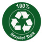 Smead Recycled Top Tab Fastener Folders, 1/3-Cut Tabs: Assorted, 0.75" Expansion, 2 Fasteners, Letter Size, Manila Exterior, 50/Box View Product Image