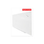 Universal Frameless Magnetic Glass Marker Board, 72" x 48", White Surface View Product Image