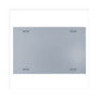 Universal Frameless Magnetic Glass Marker Board, 72" x 48", White Surface View Product Image
