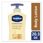 Vaseline Intensive Care Essential Healing Body Lotion, 20.3 oz, Pump Bottle, 4/Carton (UNI07900) View Product Image