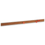 Universal Cork Bulletin Bar, 1" x 36", Brown/Silver View Product Image