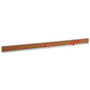 Universal Cork Bulletin Bar, 1" x 36", Brown/Silver View Product Image