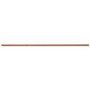 Universal Cork Bulletin Bar, 1" x 48", Brown/Silver View Product Image