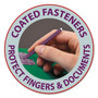 Smead Colored Pressboard Fastener Folders with SafeSHIELD Coated Fasteners, 2" Expansion, 2 Fasteners, Letter Size, Green, 25/Box View Product Image