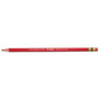 Prismacolor Col-Erase Pencil with Eraser, 0.7 mm, 2B, Carmine Red Lead, Carmine Red Barrel, Dozen (SAN20045) View Product Image