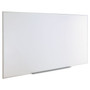 Universal Deluxe Melamine Dry Erase Board, 96" x 48", White Surface, Anodized Aluminum Frame View Product Image