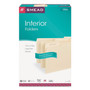 Smead Interior File Folders, 1/3-Cut Tabs: Assorted, Legal Size, 0.75" Expansion, Manila, 100/Box View Product Image