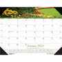 House Of Doolittle Desk Pad, "Gardens", 12 Months, Jan-Dec, 22"x17" (HOD174) View Product Image