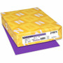 Astrobrights Color Cover Stock - Grape - Letter - 8 1/2" x 11" - 65 lb Basis Weight - Acid-free, Lignin-free Product Image 