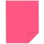 Astrobrights Color Cardstock, 65 lb Cover Weight, 8.5 x 11, Plasma Pink, 250/Pack View Product Image