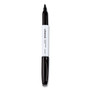 Universal Pen Style Dry Erase Marker, Fine Bullet Tip, Black, Dozen (UNV43671) View Product Image