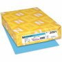 Astrobrights Color Paper - Blue - Letter - 8 1/2" x 11" - 24 lb Basis Weight - Smooth - (WAU22521) Product Image 