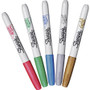 Sharpie Metallic Fine Point Permanent Markers, Fine Bullet Tip, Blue-Green-Red, 6/Pack View Product Image