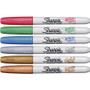 Sharpie Metallic Fine Point Permanent Markers, Fine Bullet Tip, Blue-Green-Red, 6/Pack (SAN2029678) View Product Image