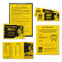 Astrobrights Color Paper, 24 lb Bond Weight, 11 x 17, Solar Yellow, 500/Ream View Product Image