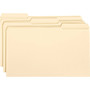 Smead Reinforced Tab Manila File Folders, 1/3-Cut Tabs: Assorted, Legal Size, 0.75" Expansion, 11-pt Manila, 100/Box (SMD15334) View Product Image