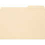 Smead Reinforced Guide Height File Folders, 2/5-Cut Tabs: Right Position, Legal Size, 0.75" Expansion, Manila, 100/Box View Product Image