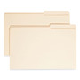 Smead Reinforced Guide Height File Folders, 2/5-Cut Tabs: Right Position, Legal Size, 0.75" Expansion, Manila, 100/Box View Product Image
