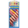 Prismacolor Col-Erase Pencil with Eraser, 0.7 mm, 2B, Assorted Lead and Barrel Colors, 24/Pack (SAN20517) View Product Image