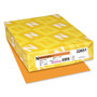Astrobrights Color Paper, 24 lb Bond Weight, 8.5 x 11, Cosmic Orange, 500/Ream (WAU22651) View Product Image